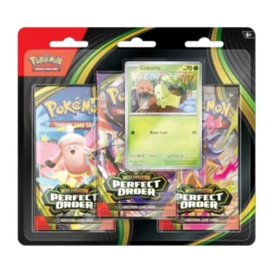 Pokemon TCG Mega Evolution Perfect Order 3 Pack Blister